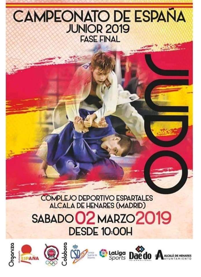 cartel campeonato de españa junior